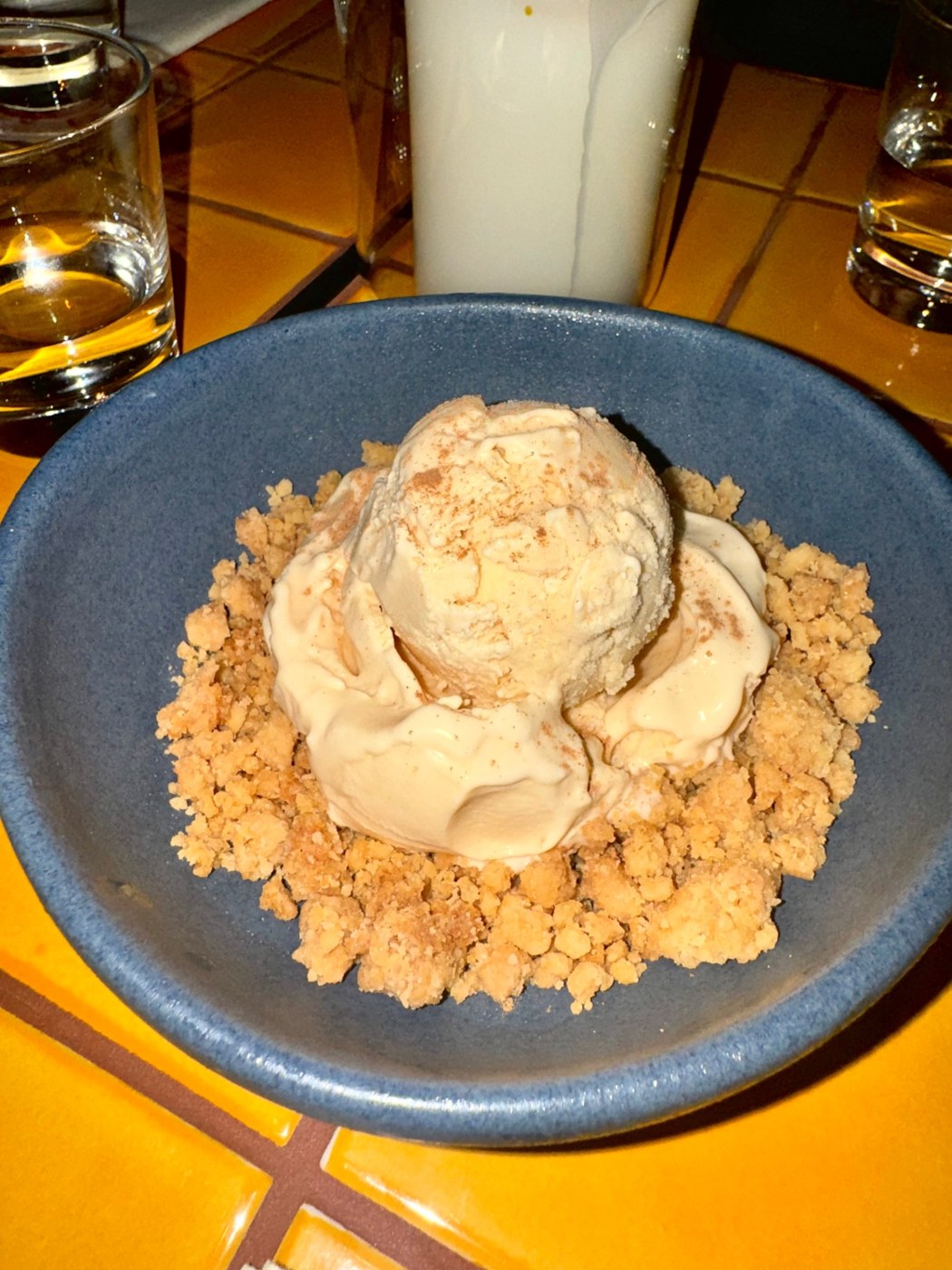 Helado de horchata