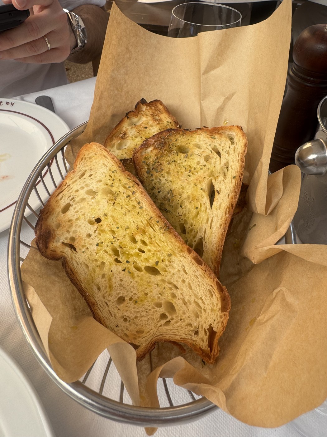 Grilled bread