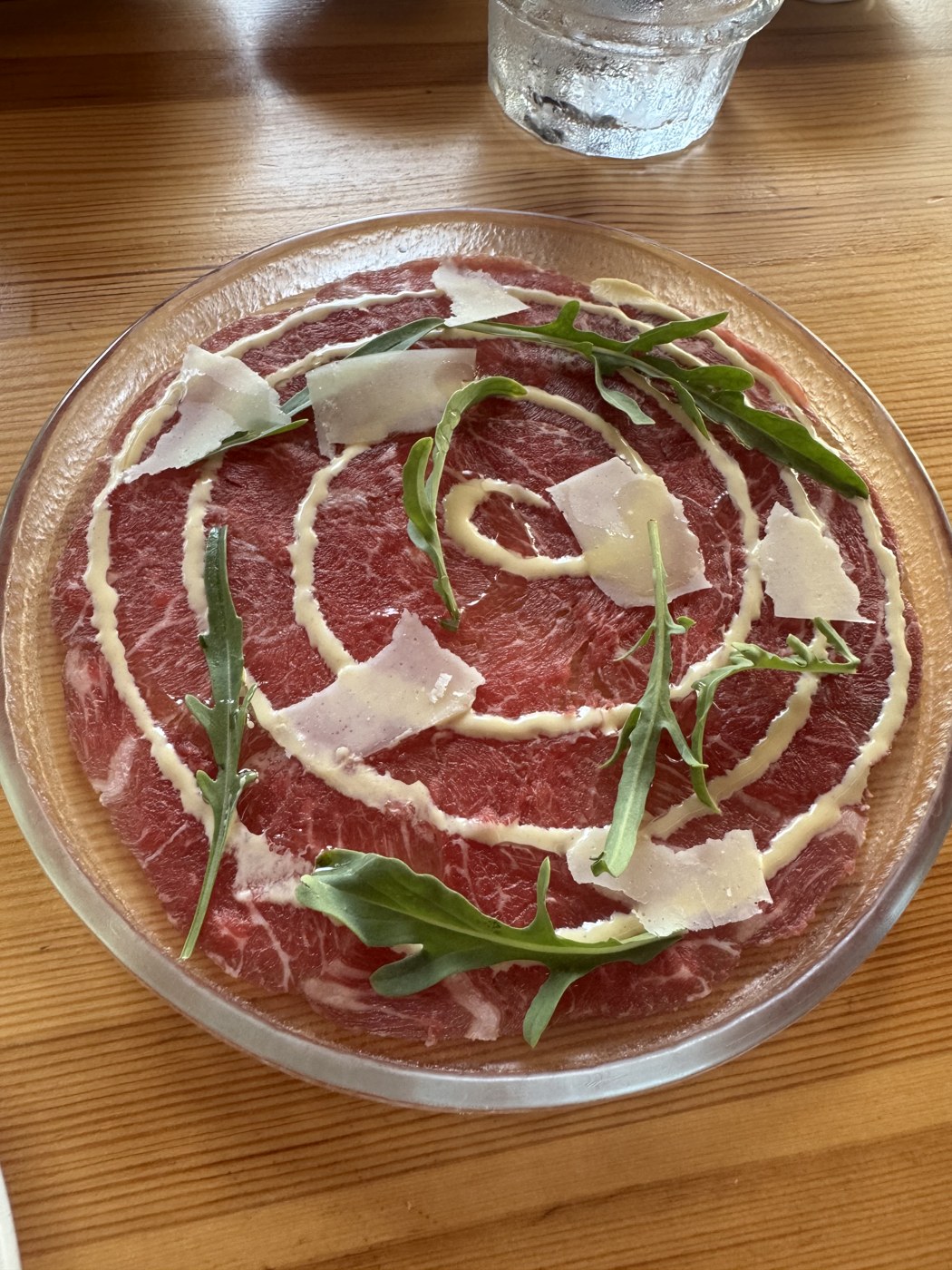 Beef carpaccio