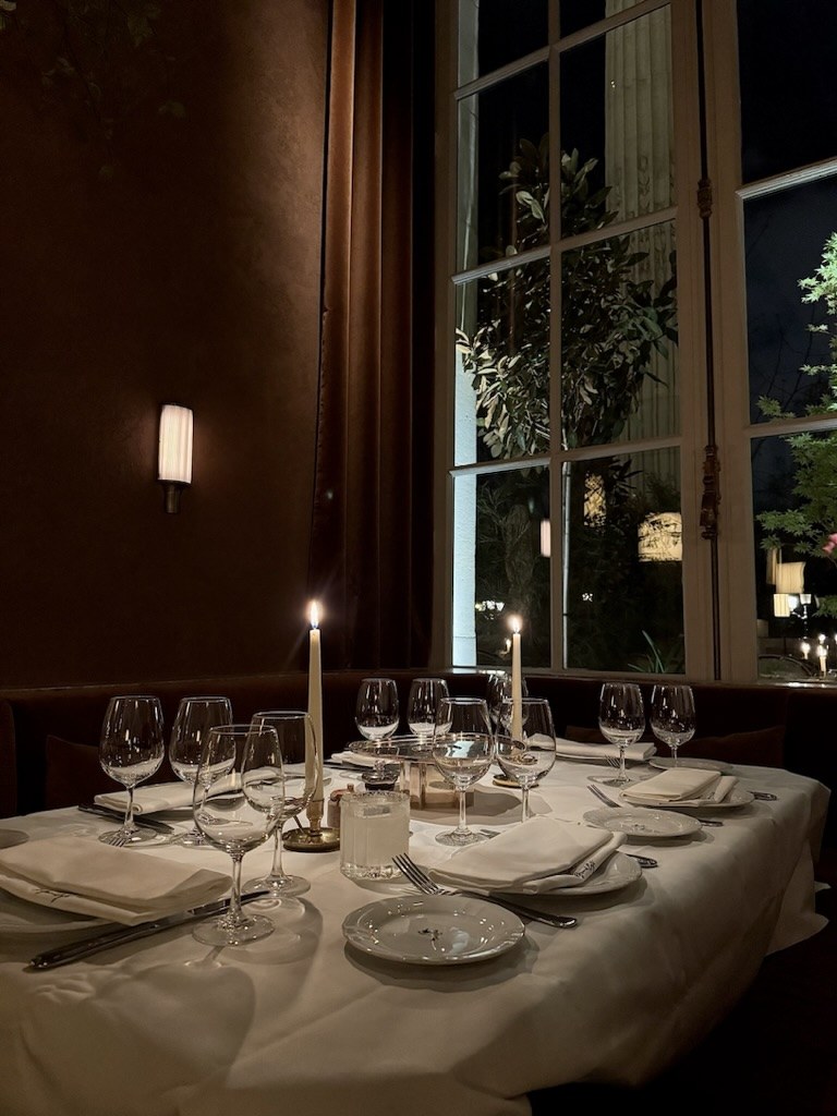 The dining room