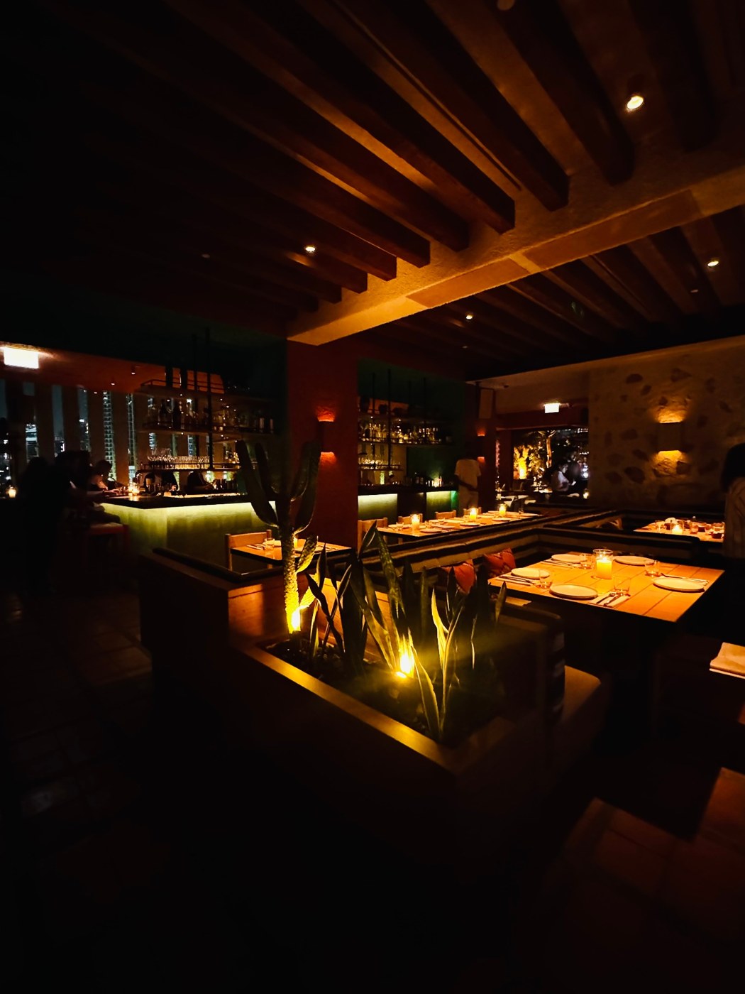 The dining room