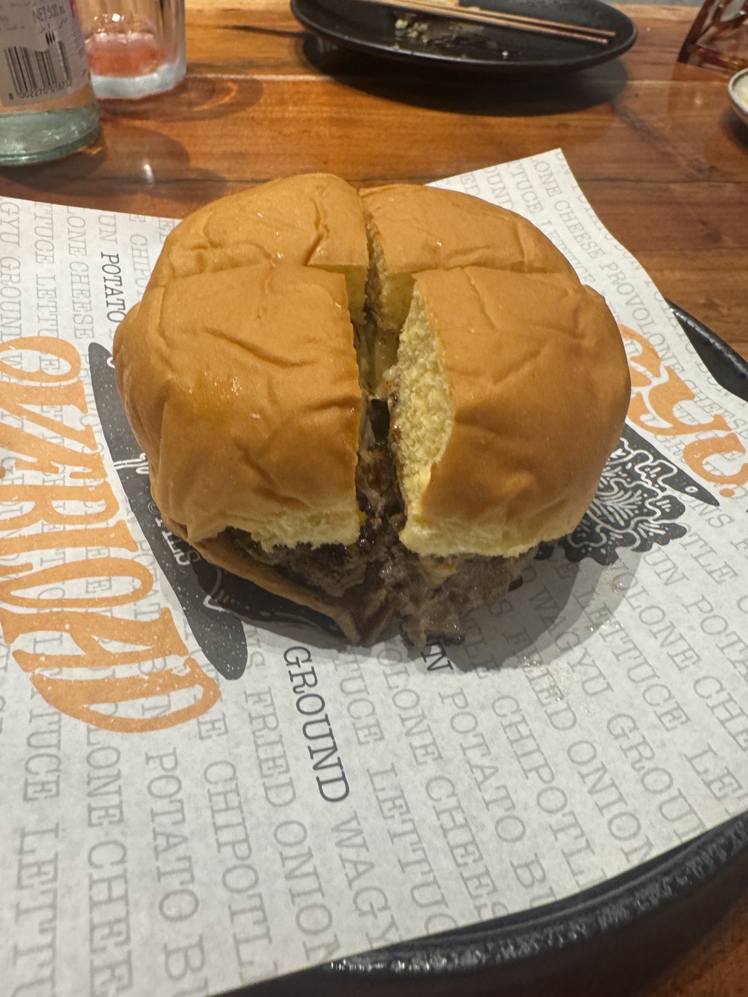 Wagyu burger