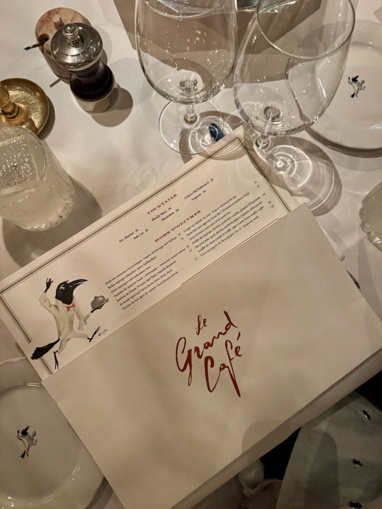 The menu