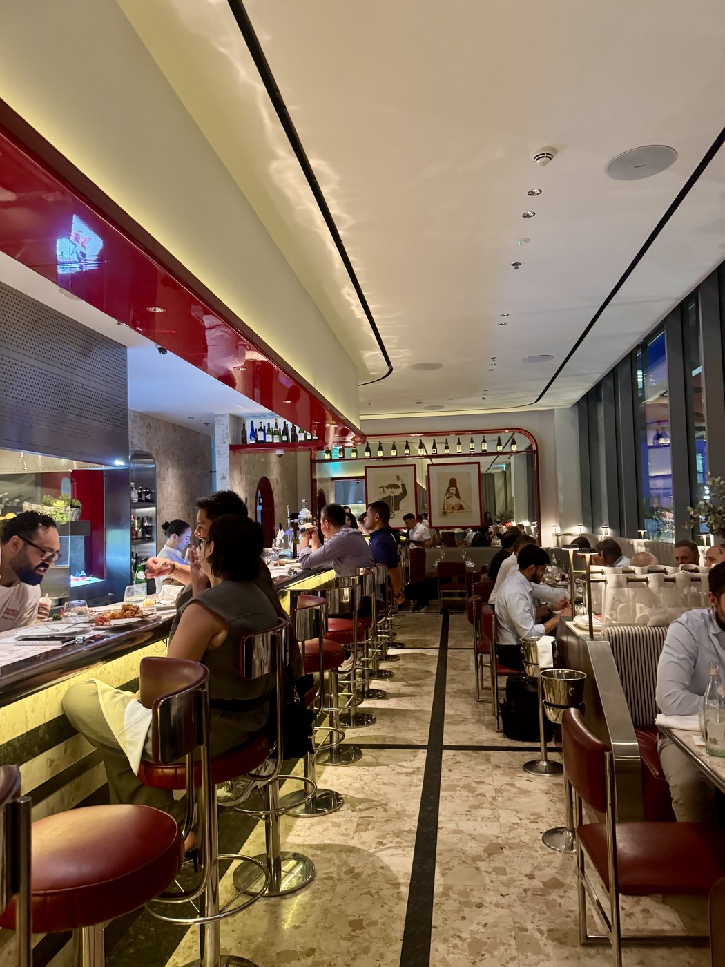 The bar