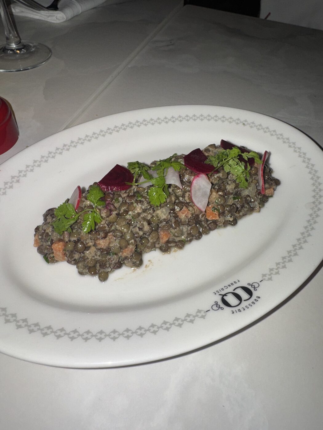 Lentil salad