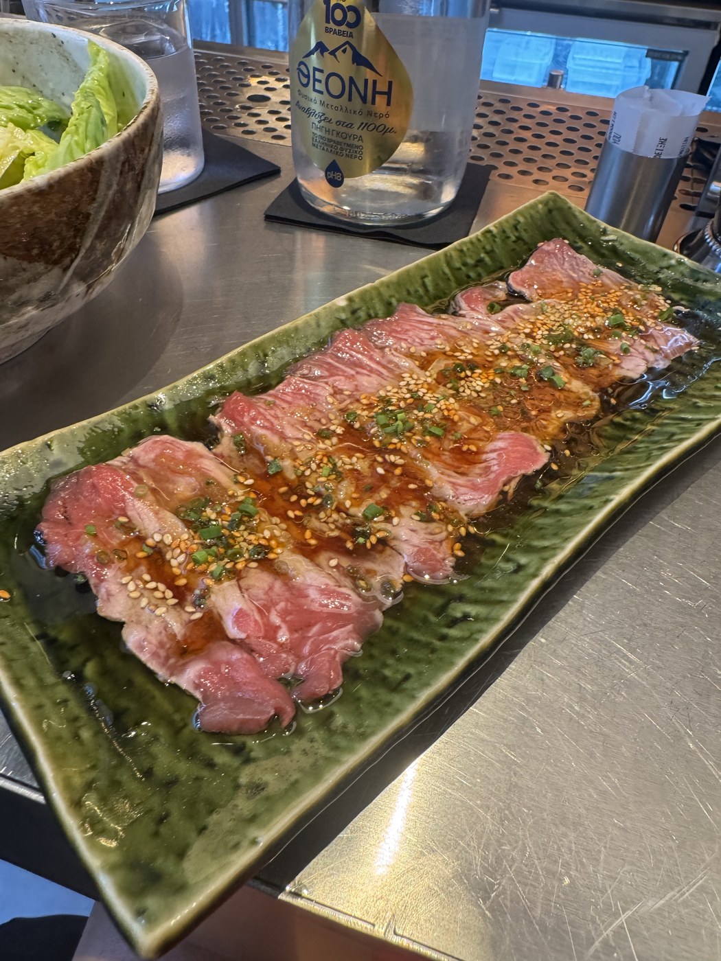 Wagyu beef carpaccio