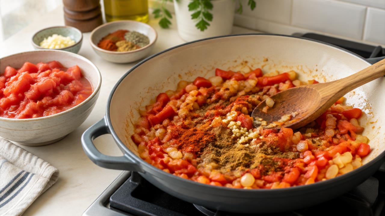 Shakshuka step