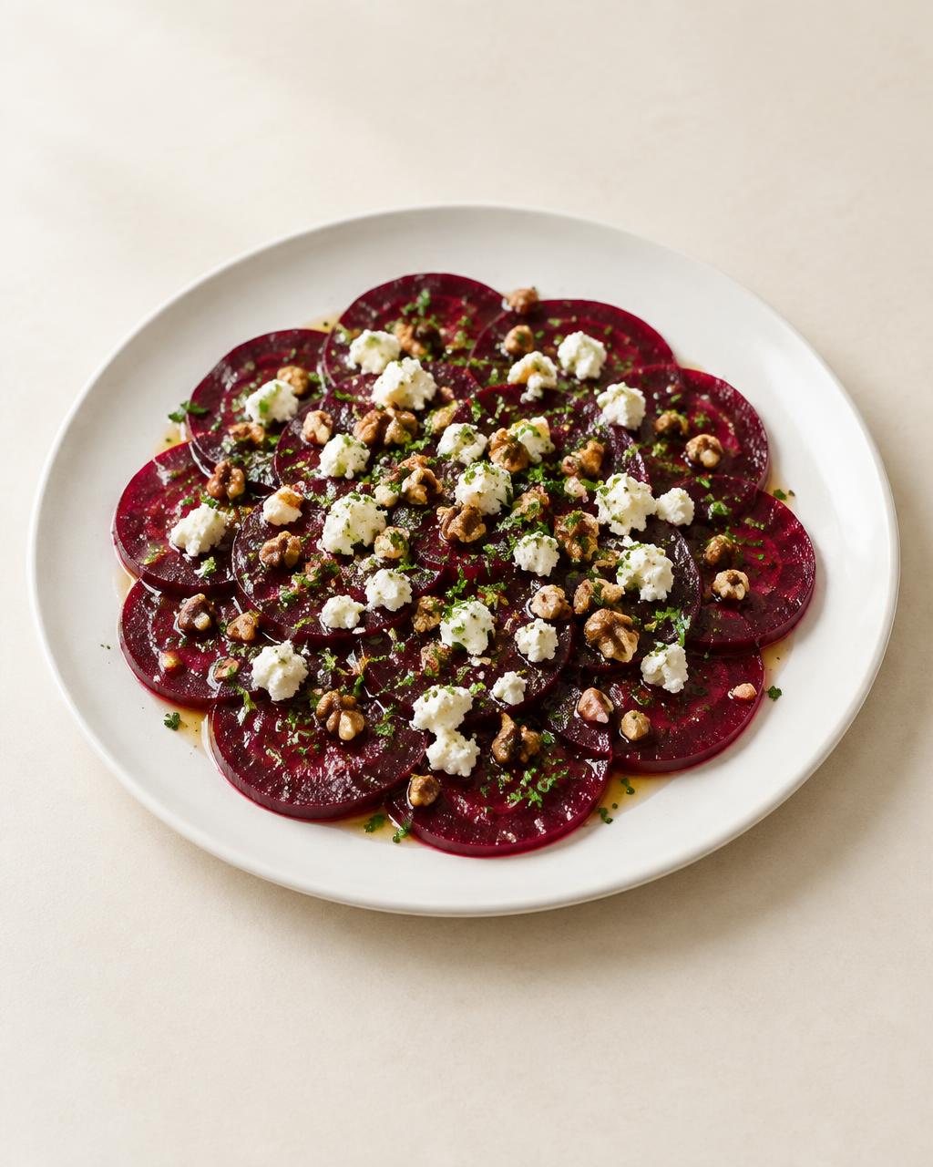 Beetroot carpaccio