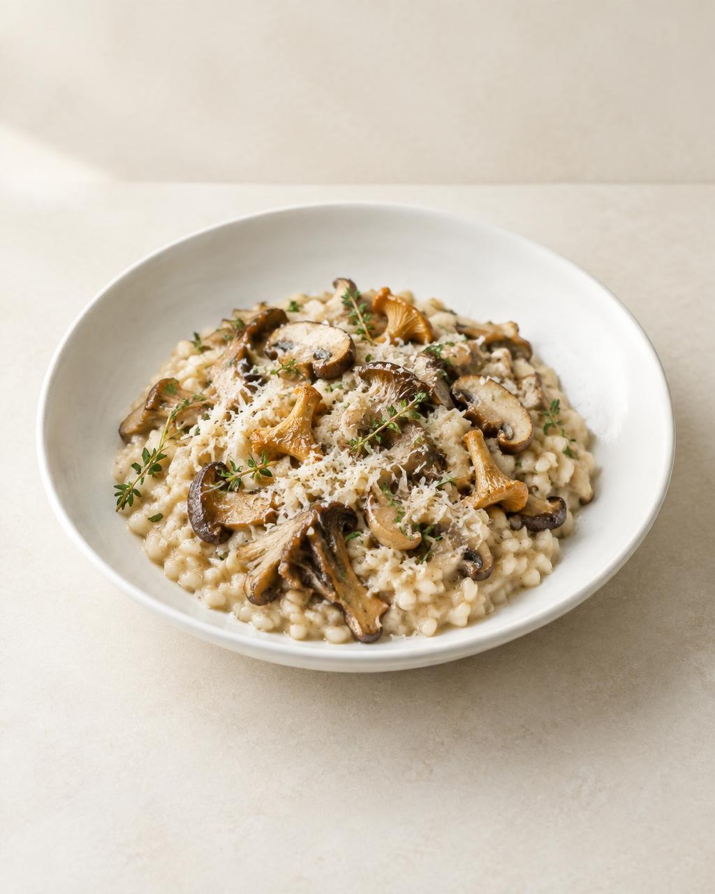 Mushroom risotto